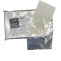 Amazon.co.jp: 伊藤忠リーテイルリンク ポケット付き チャック袋 透明